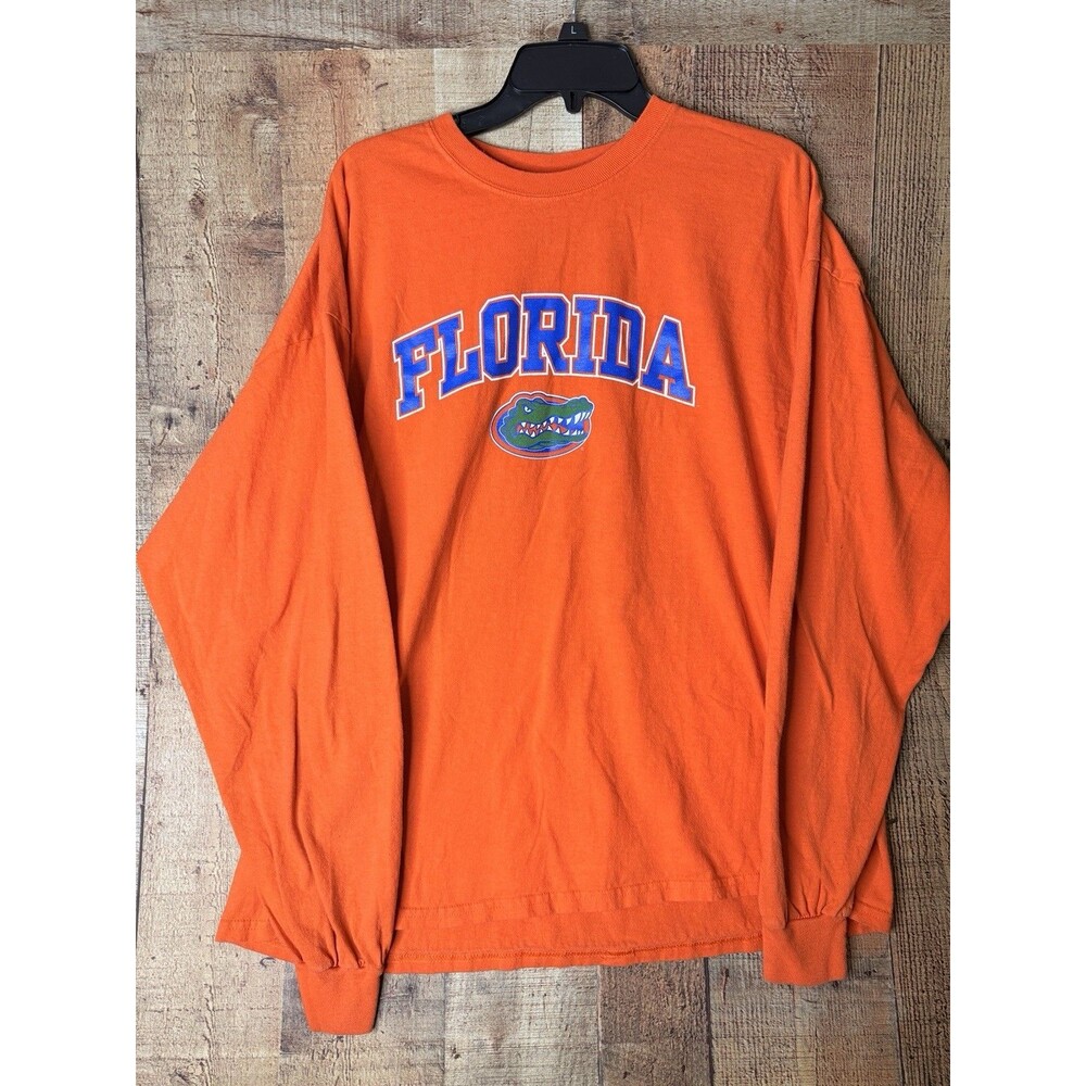 Florida Gators Shirt 2XL Orange Long Sleeve Gildan NCAA College